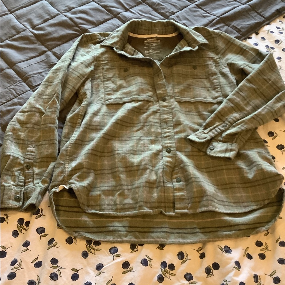 🦋3 for $15🦋 REI co-op green flannel shirt size large